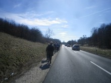 2019. március 17. OKT- Kőhányás előtt kb. 500 m-el a Környét Csákvárral összekötő autóúton