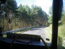Az Uppony - Putnok közútról, buszból szemlélve a szép táj.