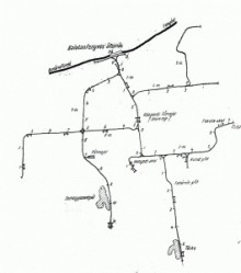 A kisvasút térképe az 1960-as években - Balogh Imre gyűjteményéből