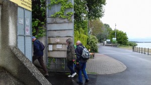 Dunakeszi, késő Római-kori erőd maradványait bemutató kiállítás. A villa bejárata a Dunaparton, a rév felöl. Fotó: Sándor Tibor