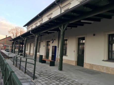 MÁV Felújított tapolcai vasútállomás 1