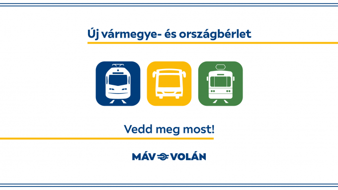 Országbérlet és Vármegyebérlet online