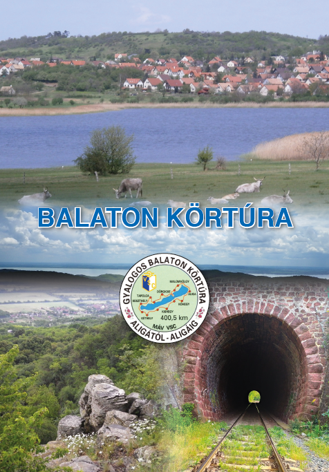 A Gyalogos Balaton Körtúra igazolófüzet 2021-es, negyedik kiadásának borítója.