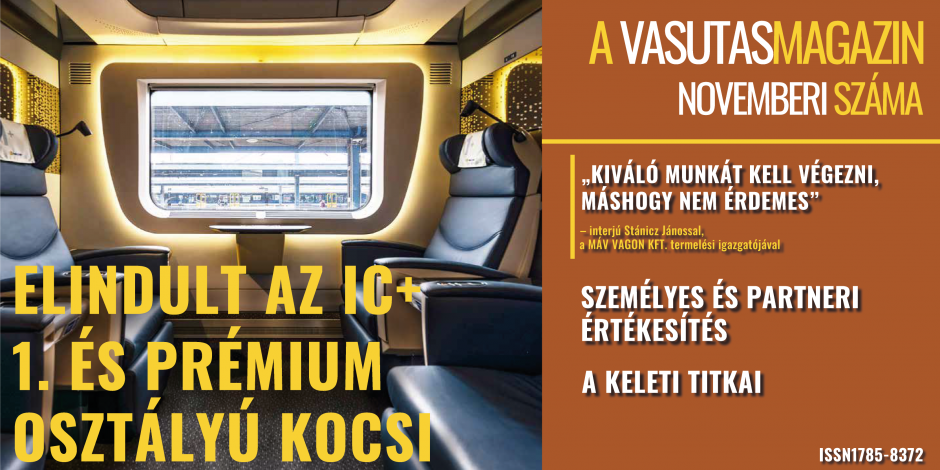 Vasutas Magazin novemberi száma